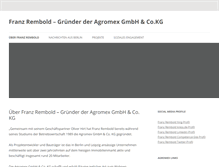 Tablet Screenshot of franz-rembold.de